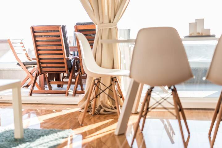 Blue Sky, Modern Sea View Apartment Novalja Buitenkant foto